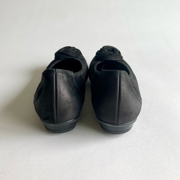 Paul Green Handmade Black Suede Genuine Leather Flats size UK 4.5, US 6.5 - Picture 11 of 16